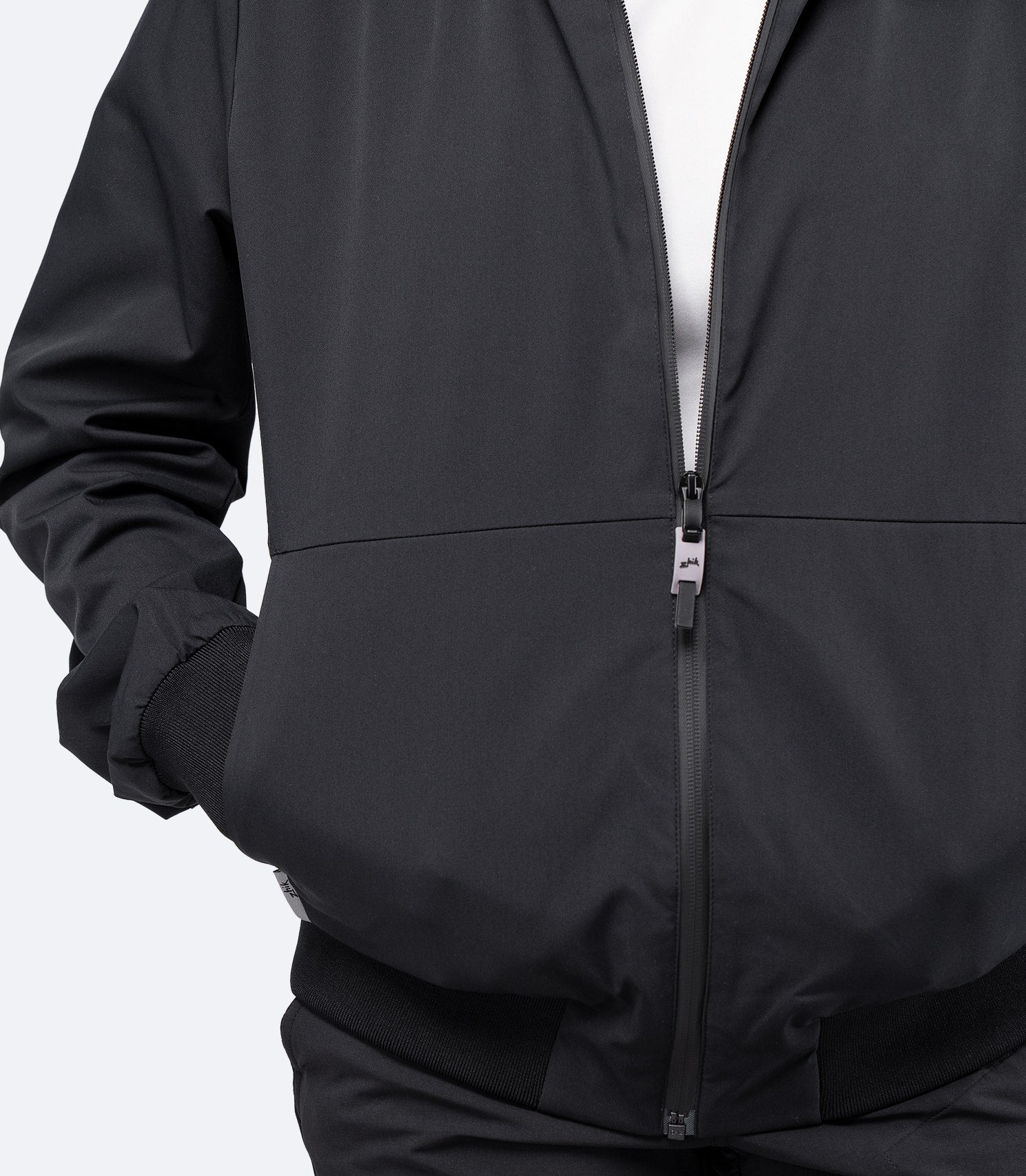 Womens Flight Jacket - Black-5
