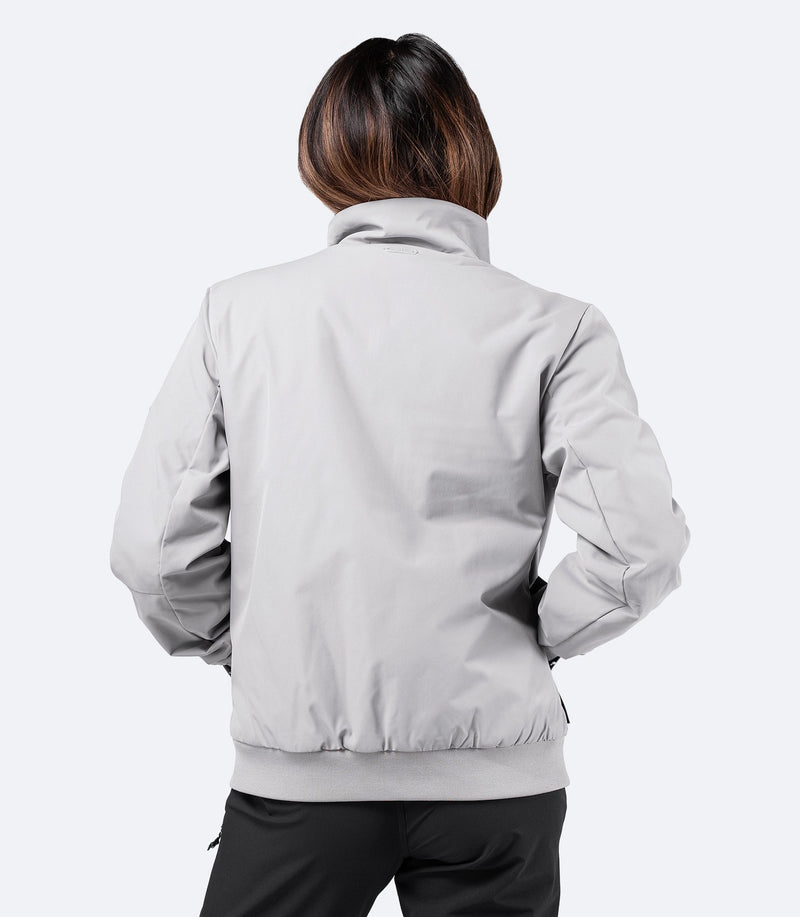 Womens Flight Jacket - Platinum-3