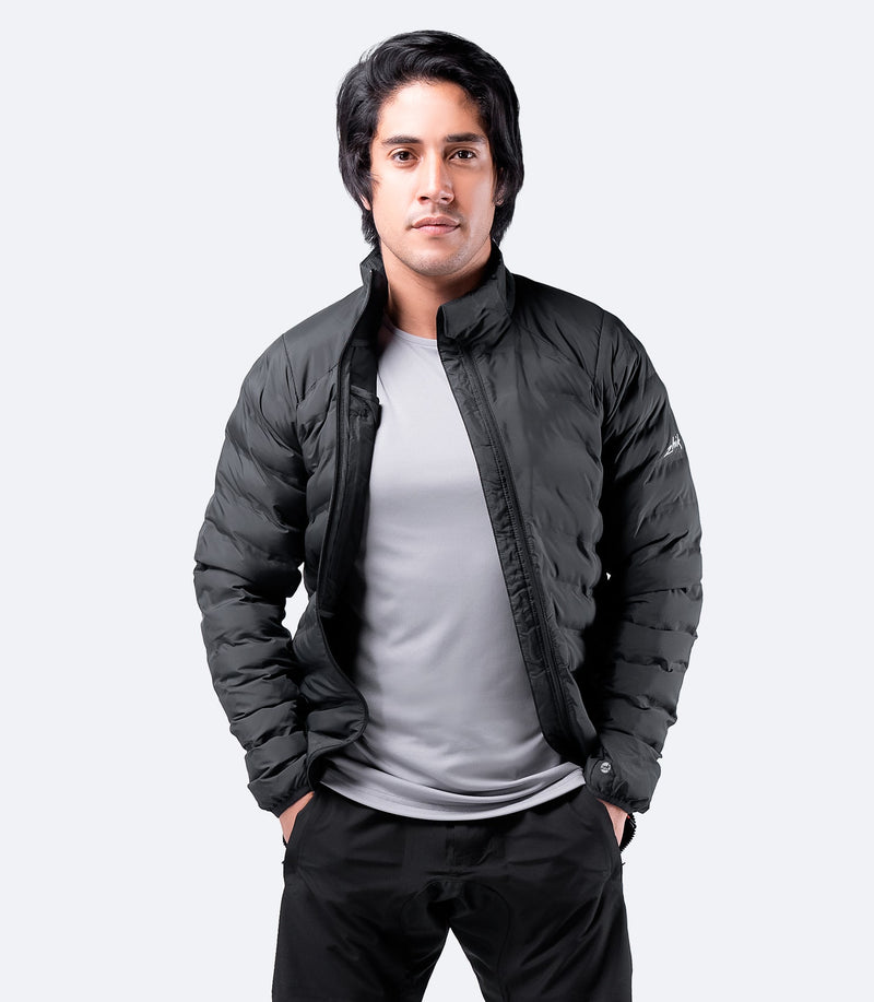 Mens Black Cell Insulated Jacket-1