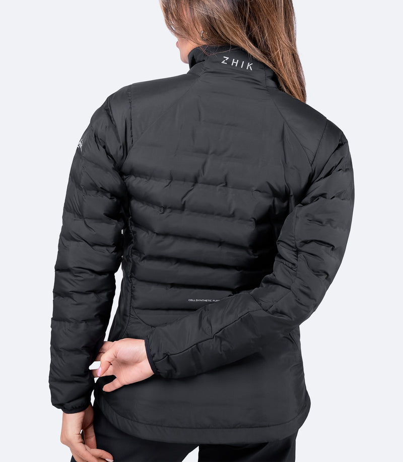 Womens Black Cell Insulated Jacket-5