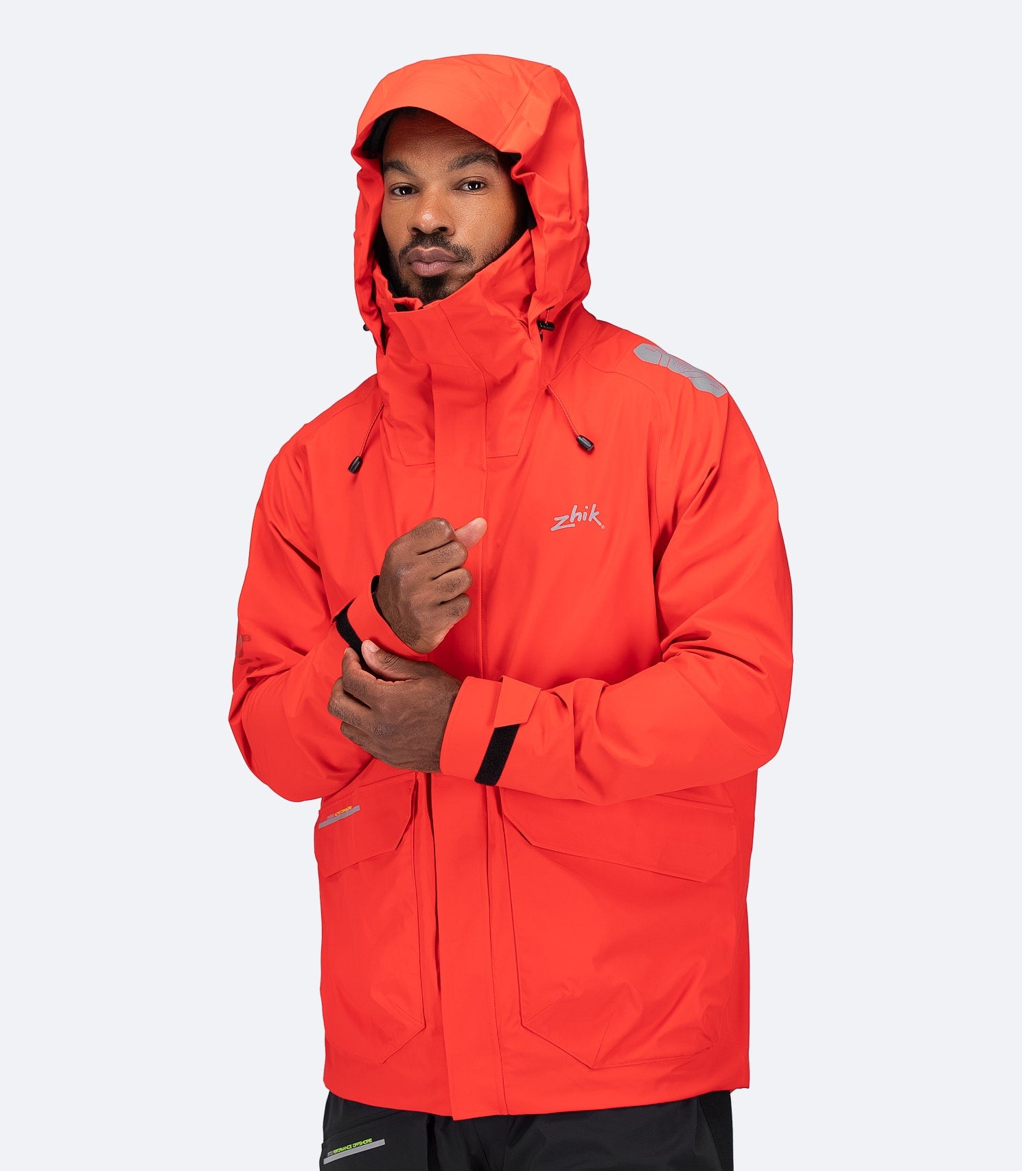 Mens OFS600 Offshore Cruising Jacket - Flame Red-5