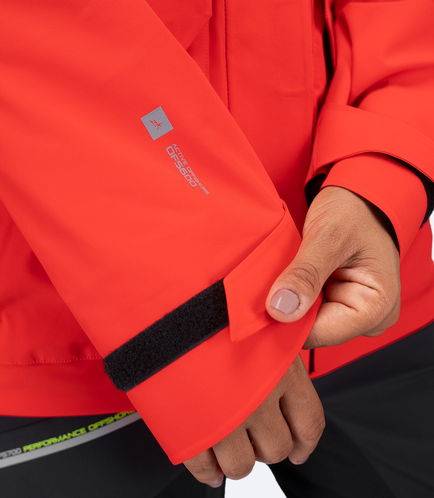 Womens OFS600 Offshore Cruising Jacket - Flame Red-5