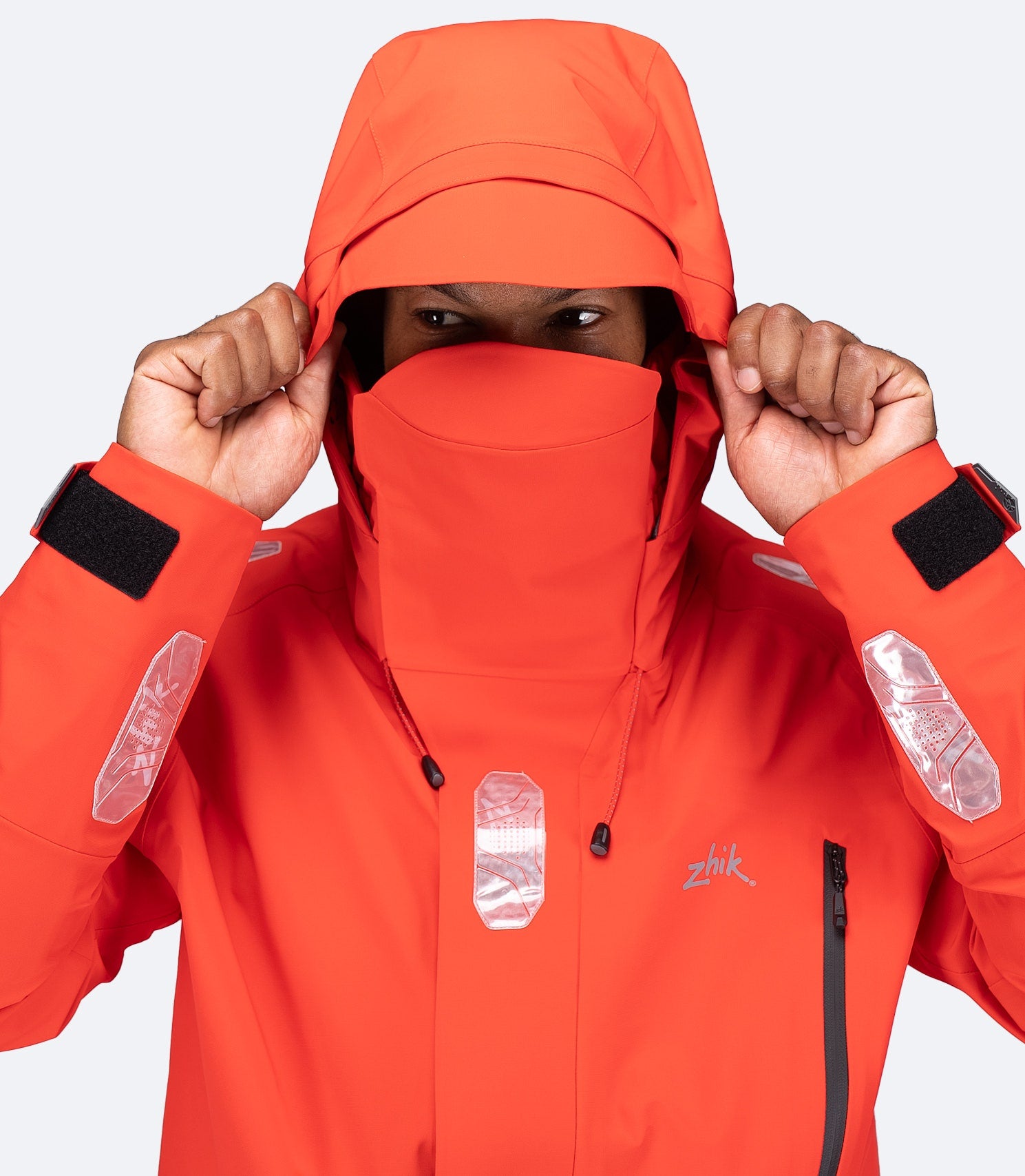 Mens OFS700 Offshore Sailing Jacket - Flame Red-3
