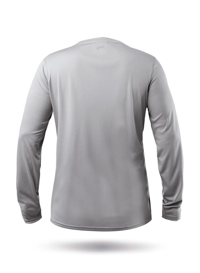 Mens UVActive Long Sleeve Top - Grey-9