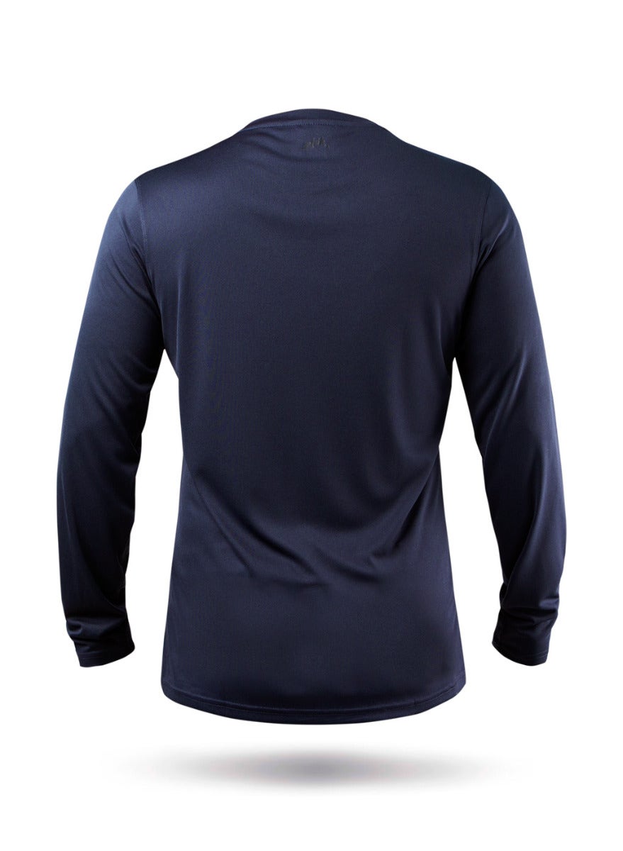 Mens UVActive Long Sleeve Top - Navy-7