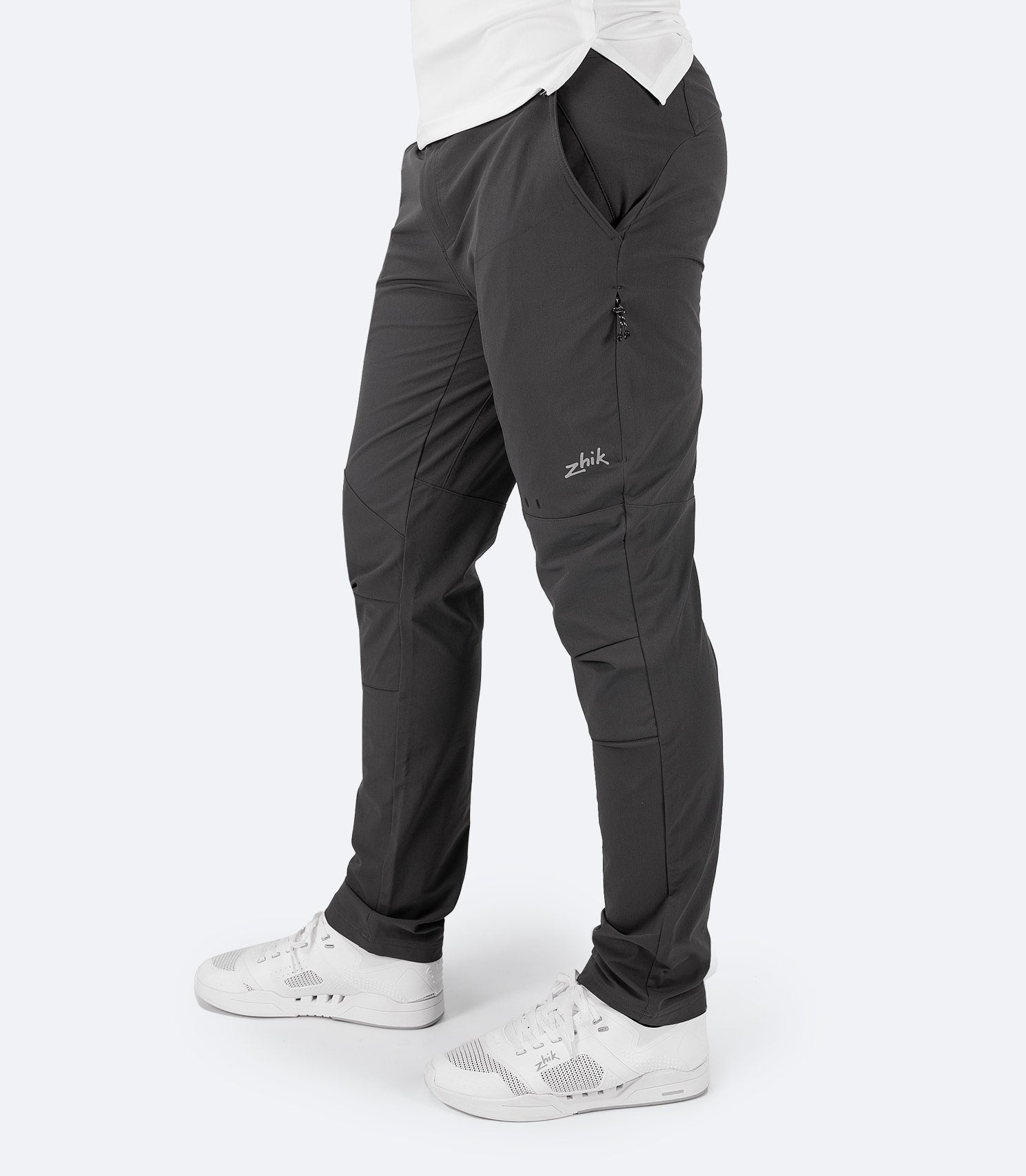 Mens Dark Grey Deck Pant-5