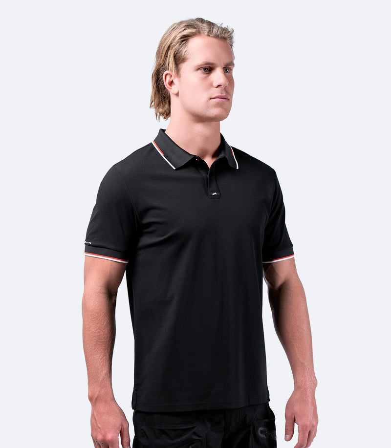 Mens Elite Polo - Black-1