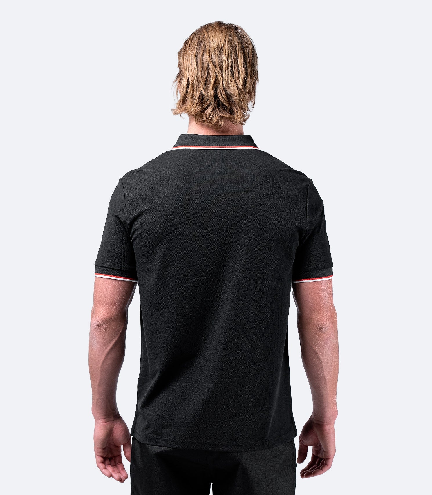 Mens Elite Polo - Black-2