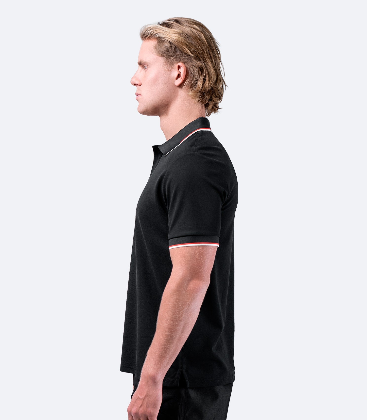 Mens Elite Polo - Black-3