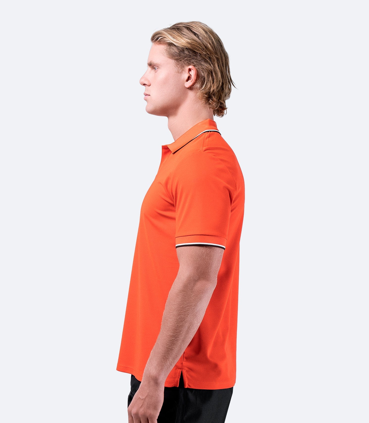 Mens Elite Polo - Ocean Red-3