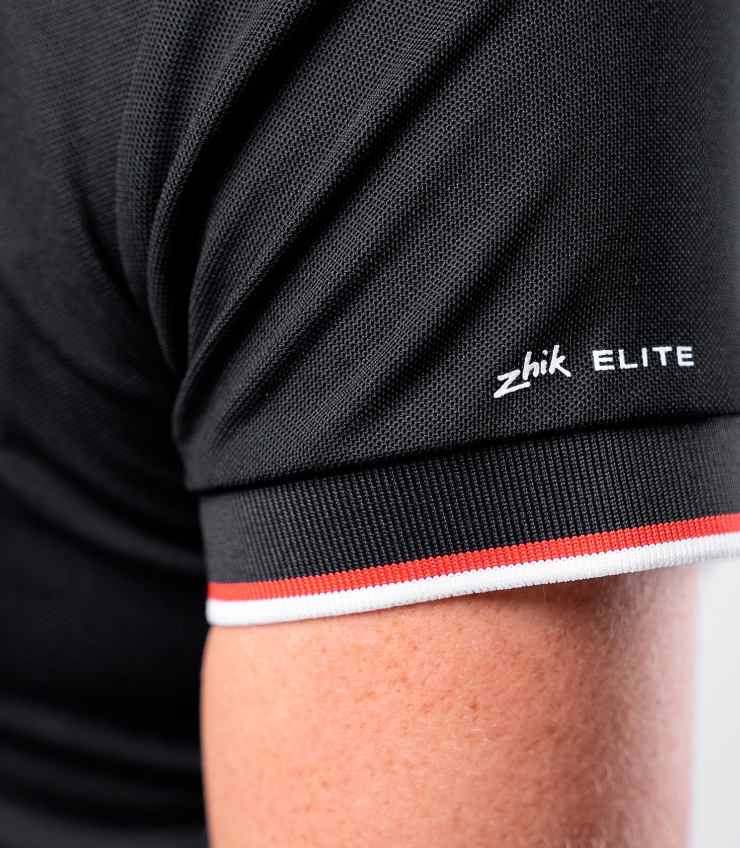 Womens Elite Polo - Black-3