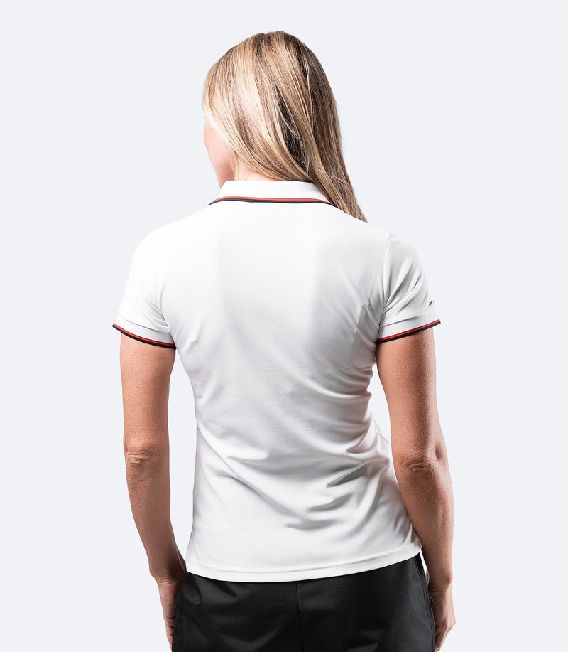 Womens Elite Polo - White-2