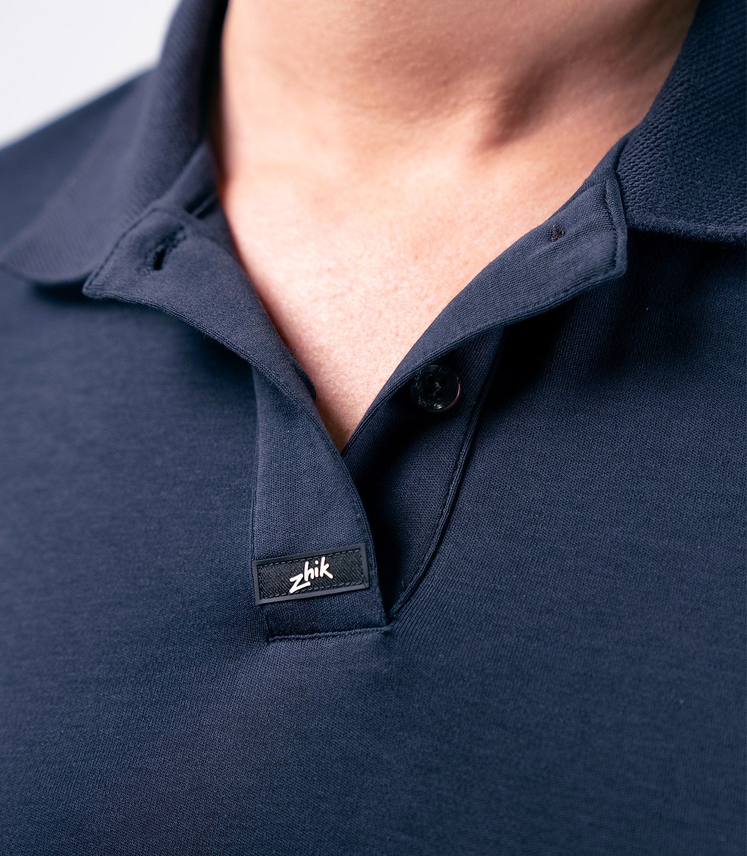 Womens Pima Cotton Polo - Navy-2