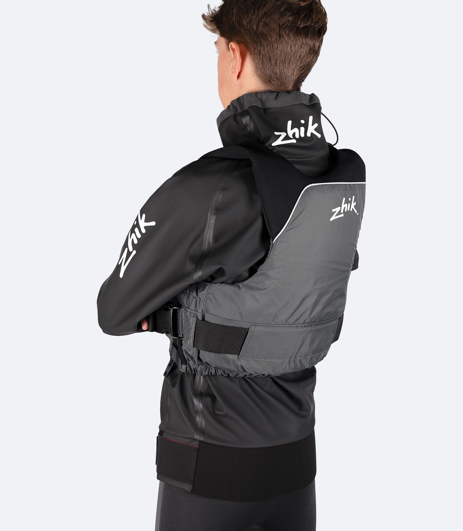 Youth Aqua Smock - Black-2