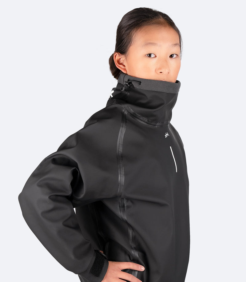 Youth Aqua Smock - Black-4