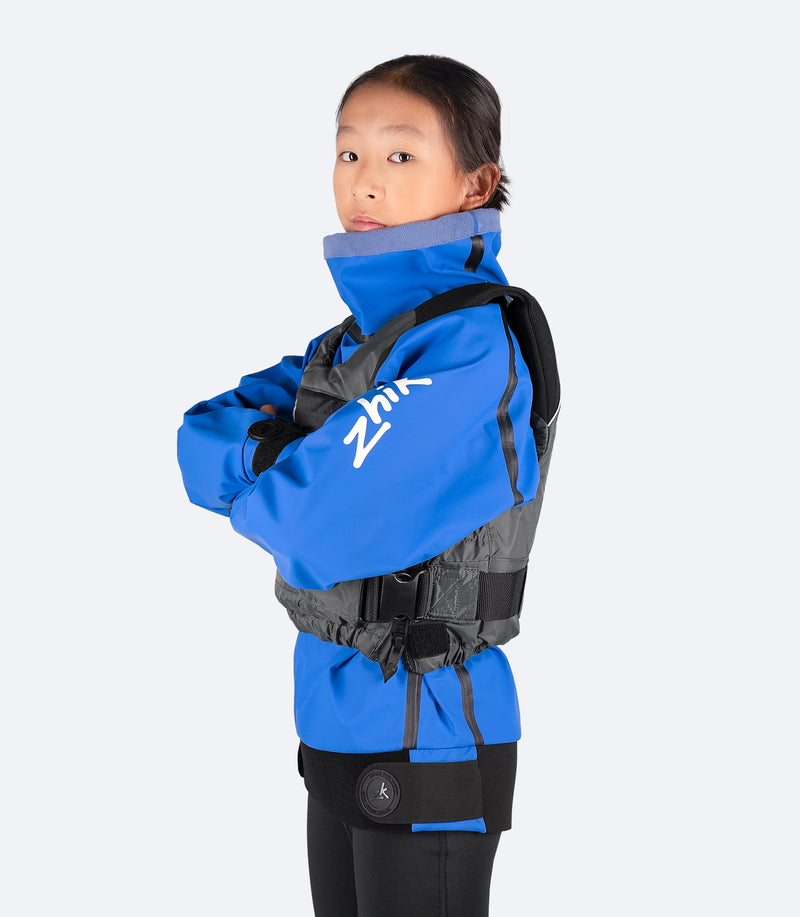 Youth Aqua Smock - Blue-3