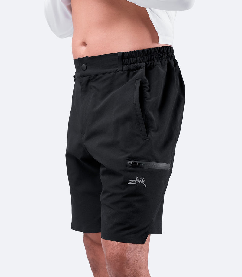 Mens Black Deck Shorts-3