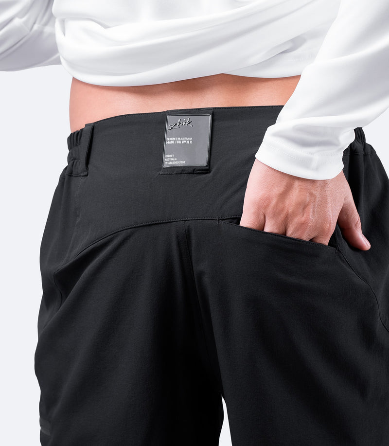 Mens Black Deck Shorts-2