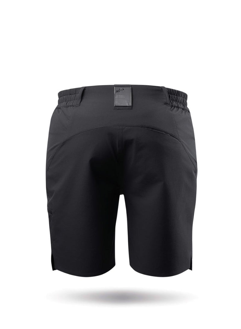 Womens Black Deck Shorts-10