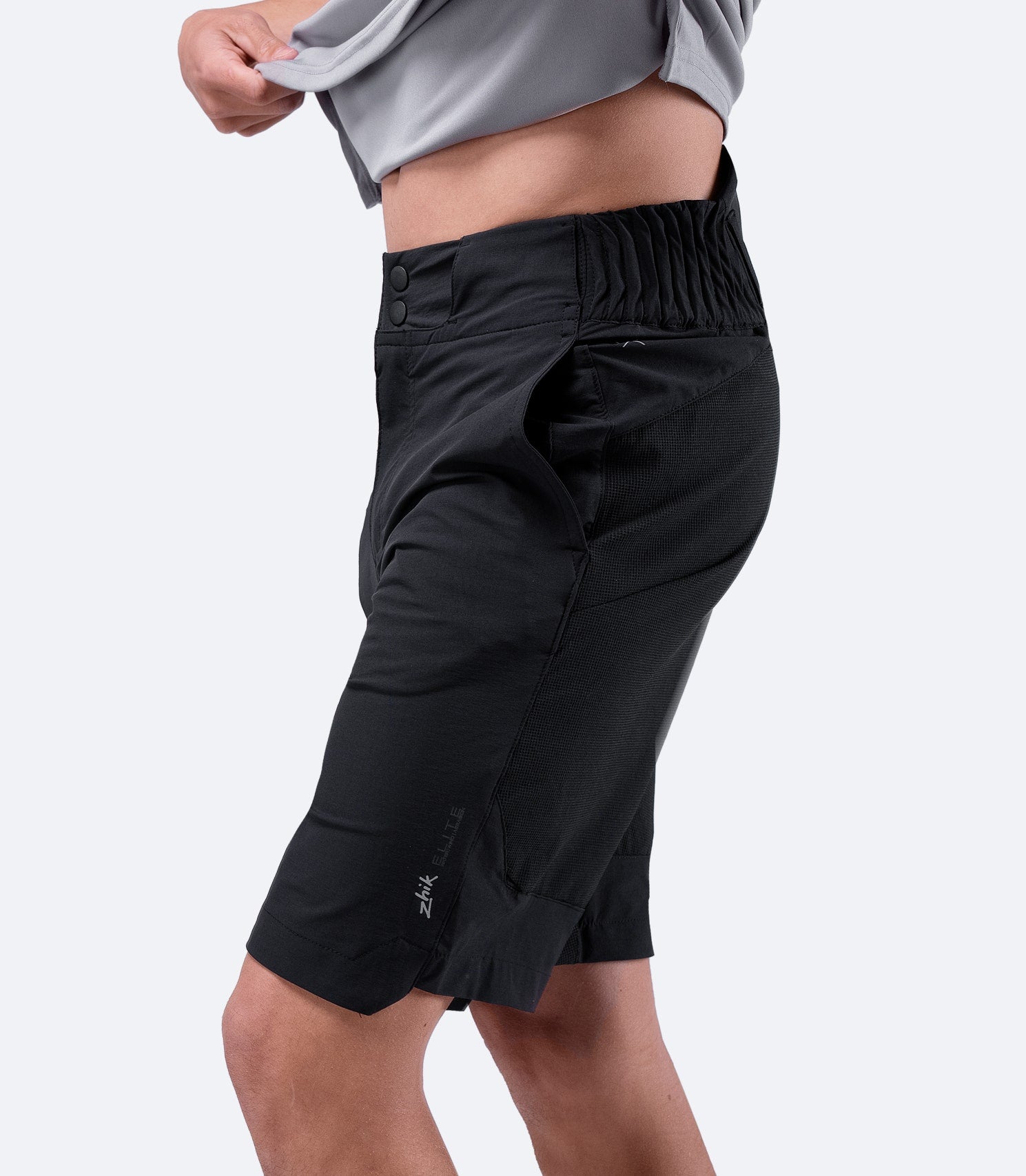 Mens Black Elite Shorts-2