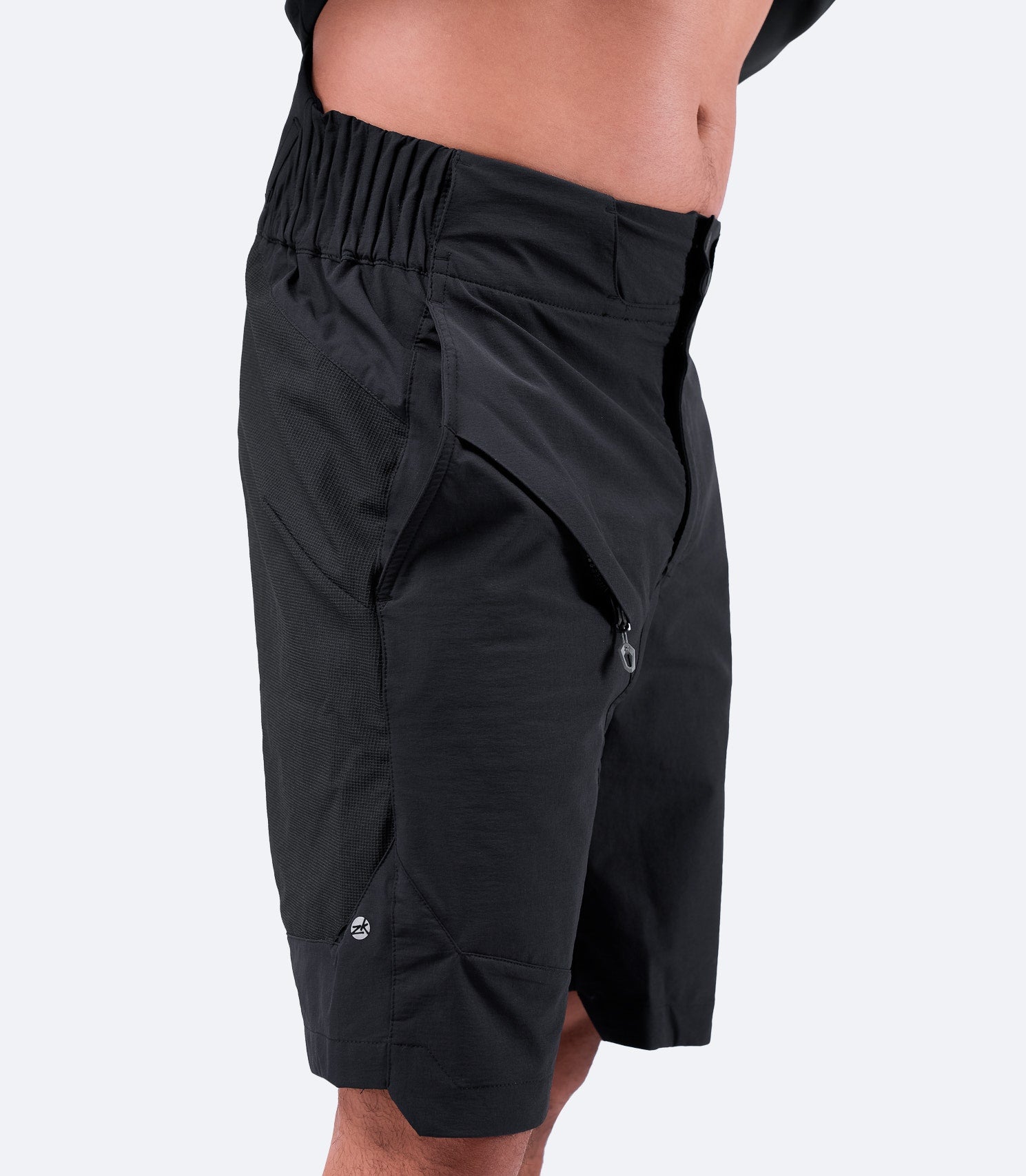 Mens Black Elite Shorts-3