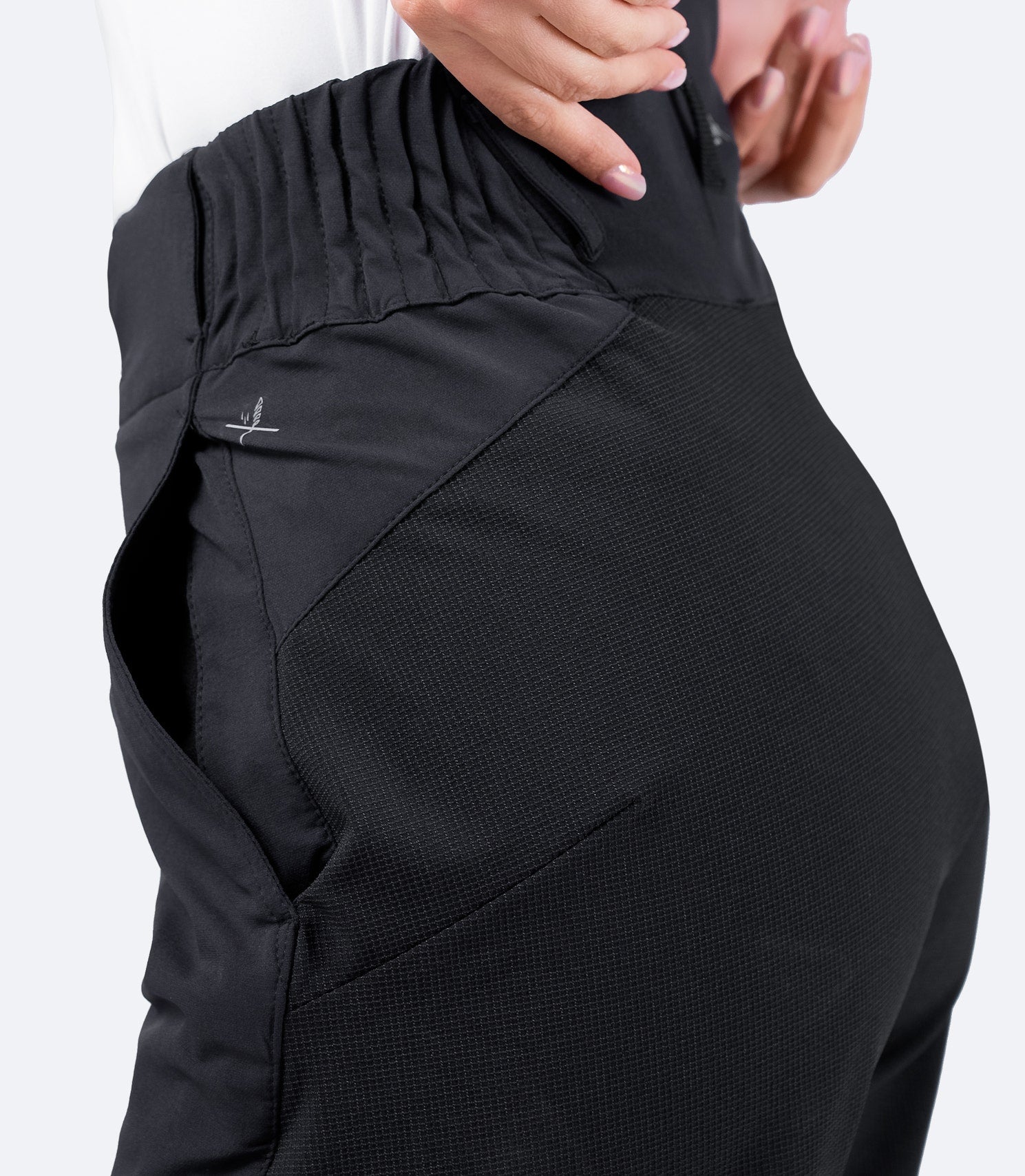 Womens Black Elite Shorts-5
