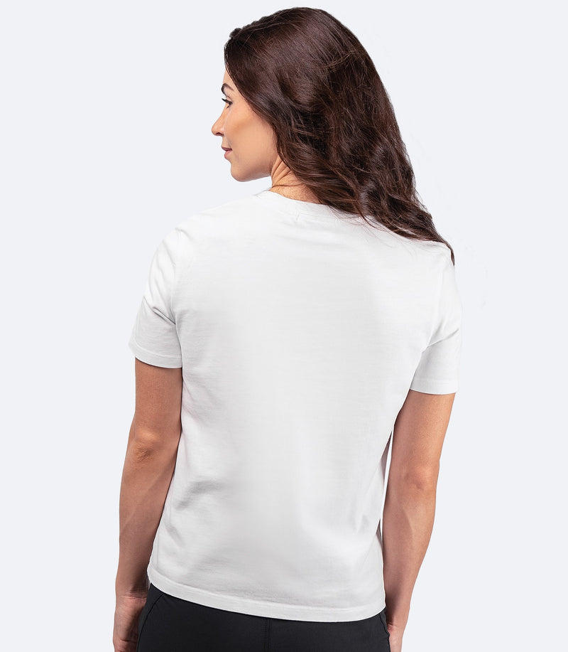Womens Zhik Logo Cotton T-Shirt - White-2