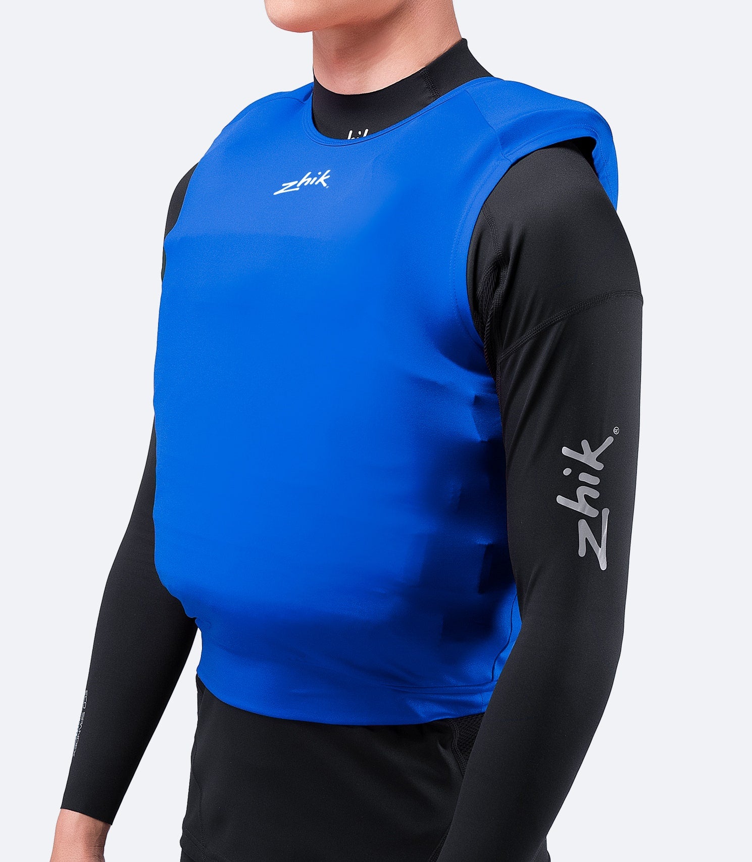 Spandex Event Pinnie - Cyan-1