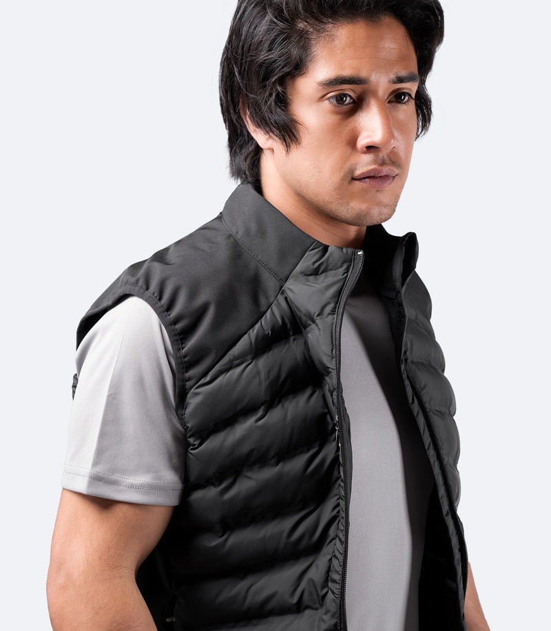 Mens Black Cell Insulated Vest-5