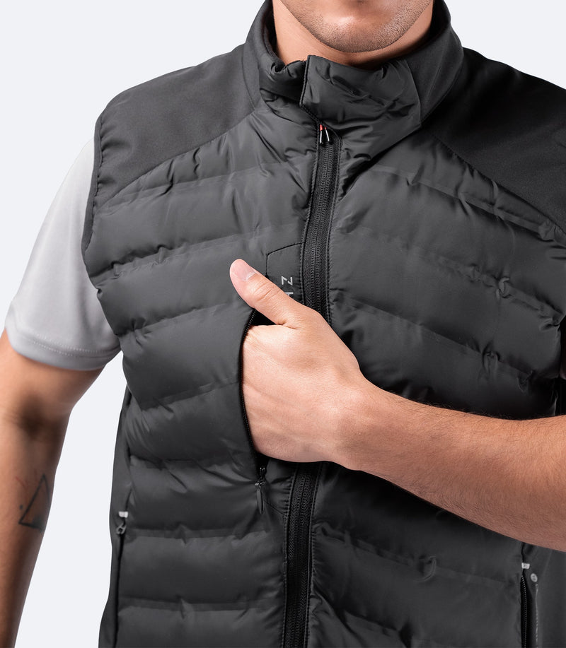 Mens Black Cell Insulated Vest-3