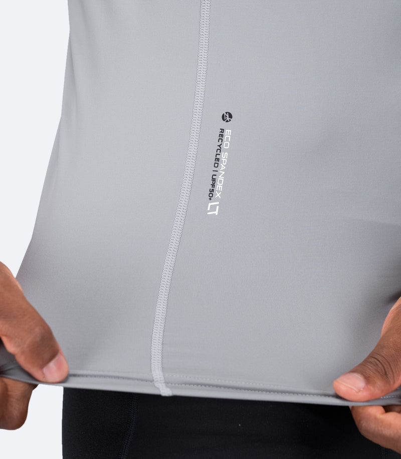 Mens Eco Spandex LT Race Singlet - Platinum-4