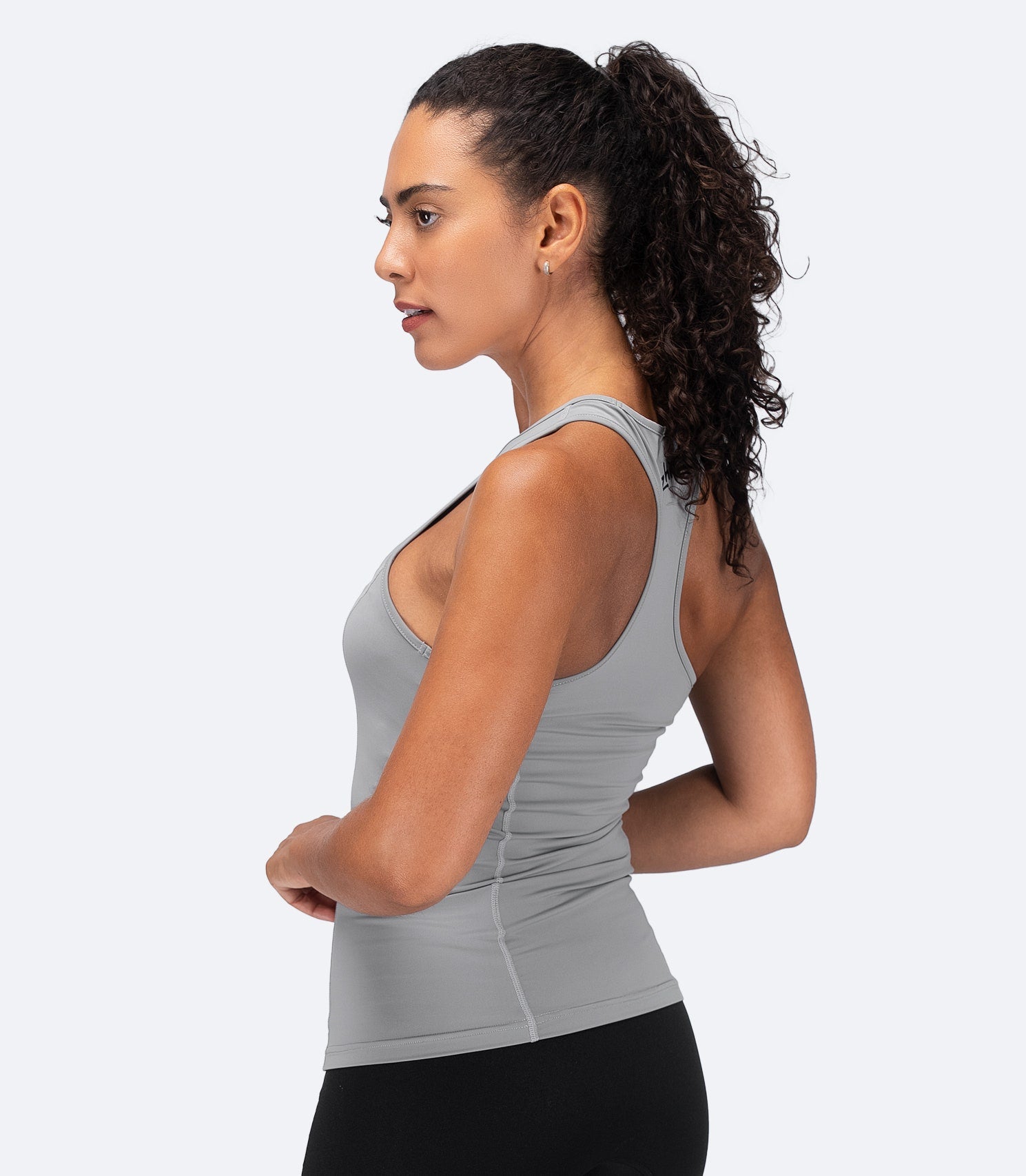 Womens Eco Spandex LT Race Singlet - Platinum