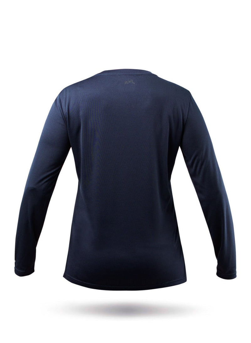 Womens UVActive Long Sleeve Top - Navy-6