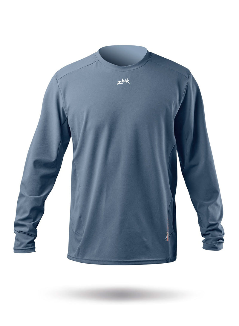 Mens Long Sleeve XWR Top - Cool Grey-1