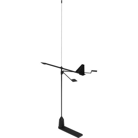 Hawk VHF Antenne med Vindindikator, 20m kabel og beslag 3dB 90cm-1