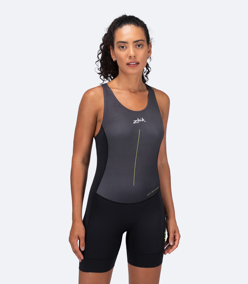 Womens Performance Unisuit - Black-1